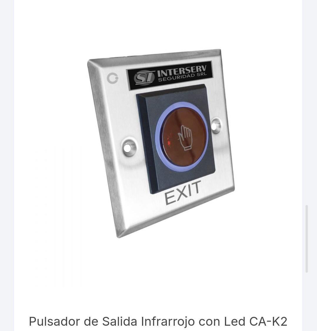 Pulsador infrarrojo